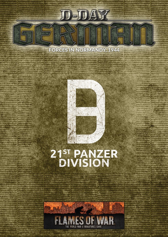 Flames of War: D-Day German - 21st Panzer Division