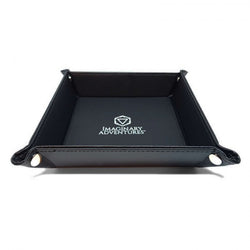 Dice Tray PU Leather - Square