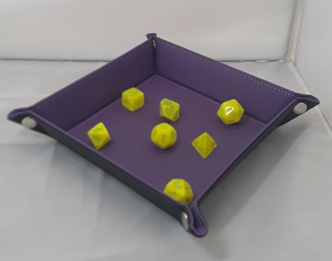 Folding Dice Tray (Purple)