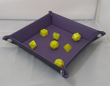 Folding Dice Tray (Purple)