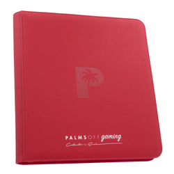 Collector's Series 12 Pocket Zip Trading Card Binder - RED