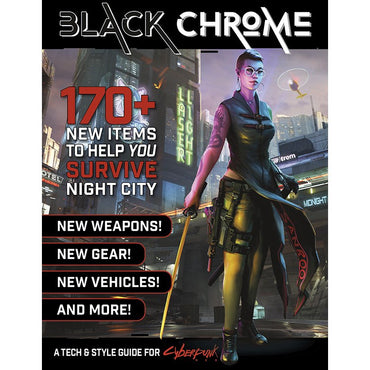 Cyberpunk RED RPG: Black Chrome (hard cover)