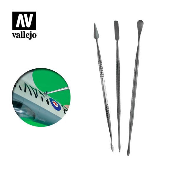 Vallejo Tools Set of 3 s/s Carvers