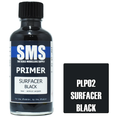 PLP02 Primer SURFACER BLACK 50ml