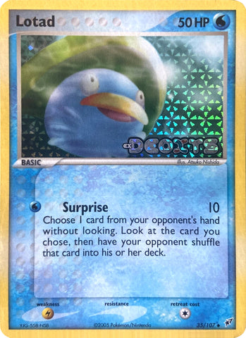 Lotad (35/107) (Stamped) [EX: Deoxys]