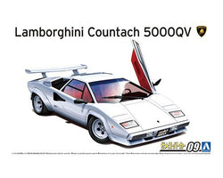Aoshima 1/24 '85 Lamborghini Countach 5000QV Plastic Model Kit