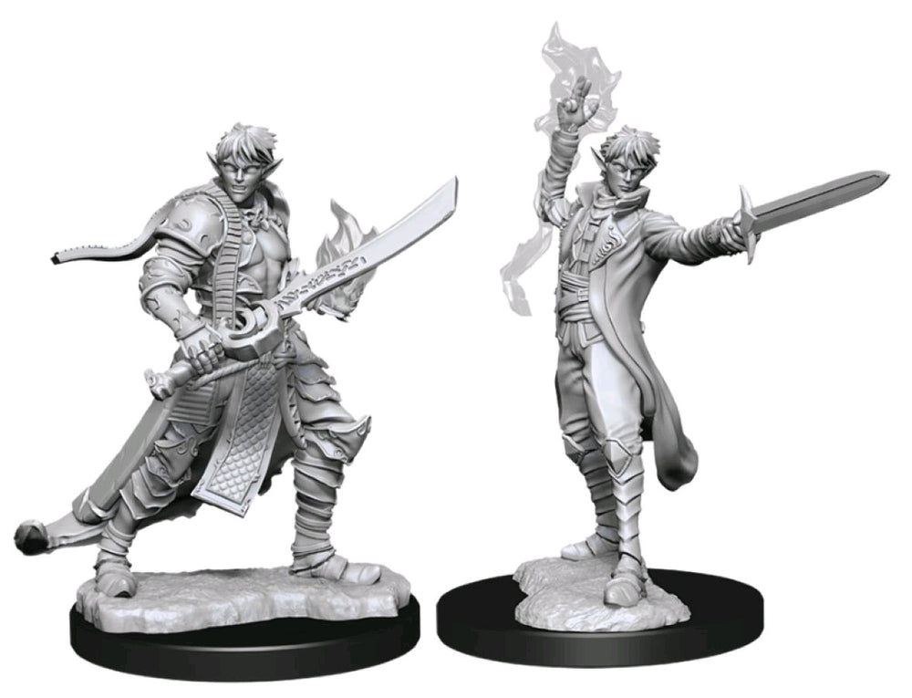 Pathfinder - Deep Cuts Unpainted Miniatures: Male Elf Magus (Magic)