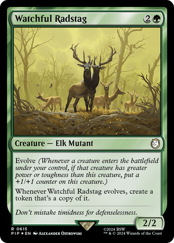 Watchful Radstag (Surge Foil) [Fallout]