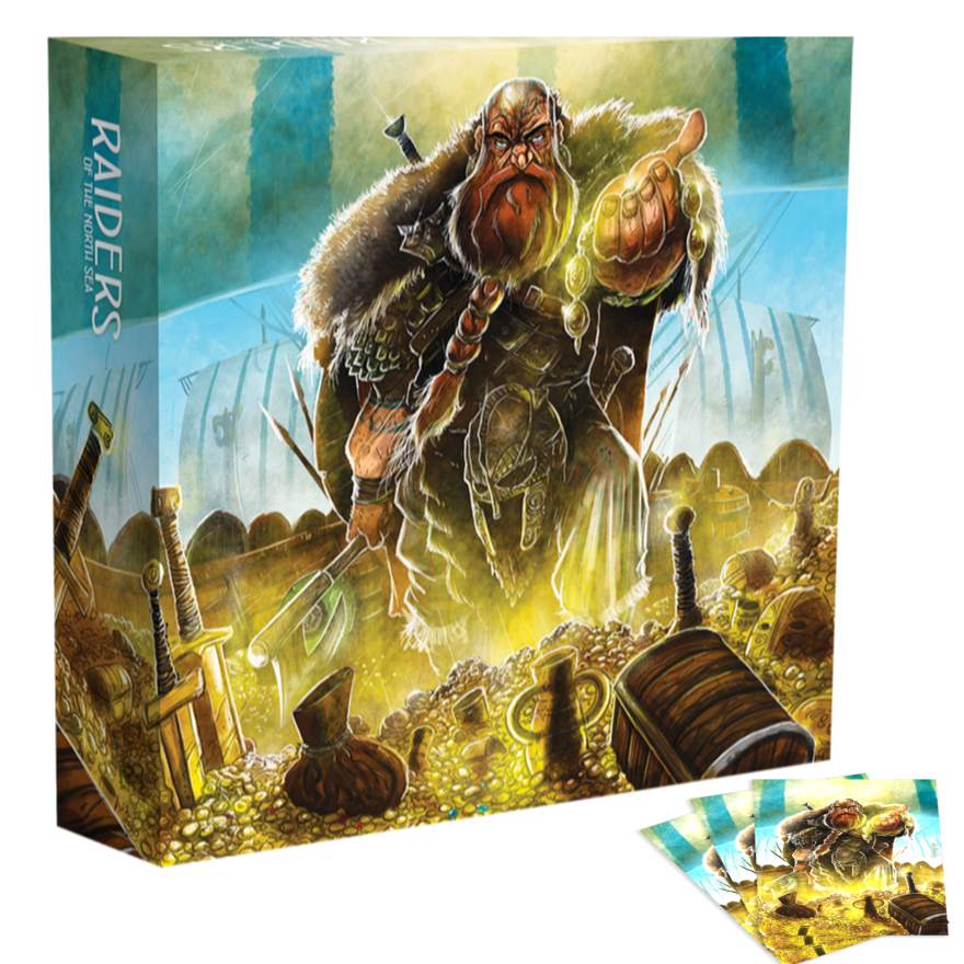 Raiders of the North Sea Collectors Box with Promo