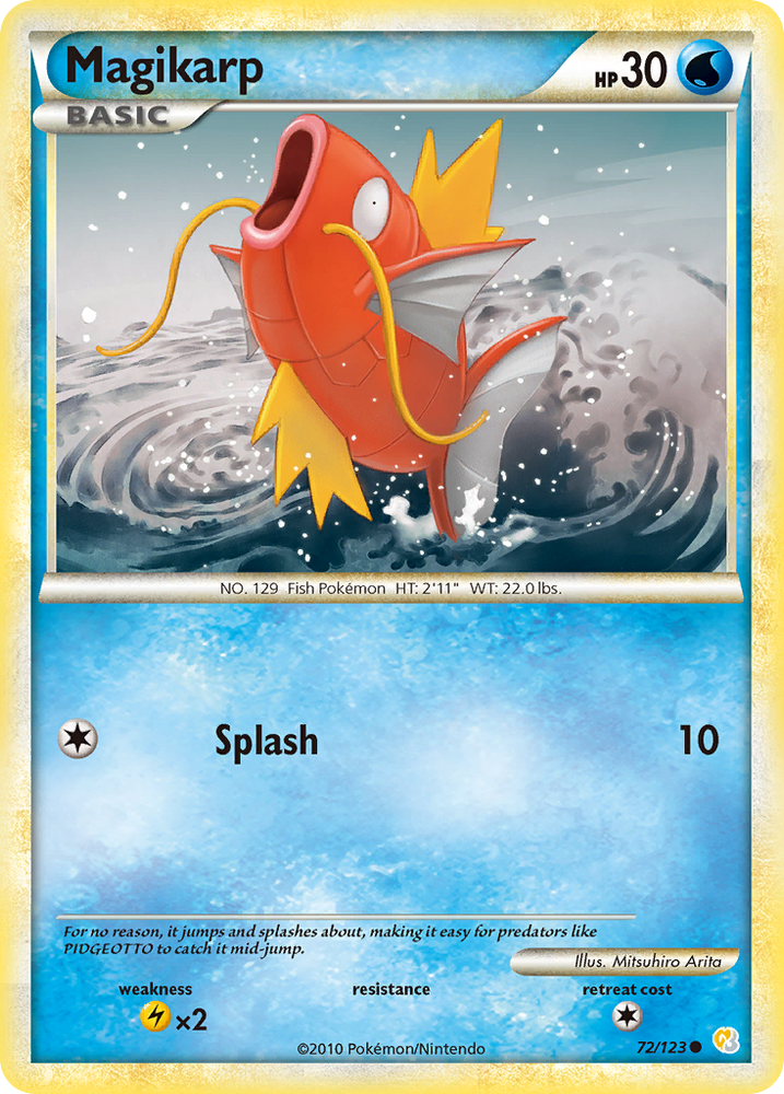 Magikarp (72/123) [HeartGold & SoulSilver: Base Set]