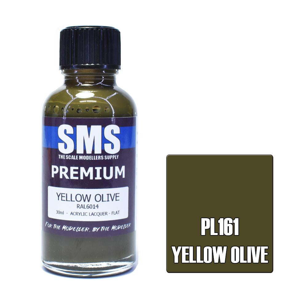 PL161 Premium Acrylic Lacquer Yellow Olive 30ml