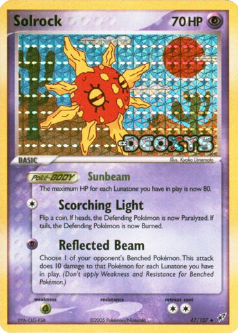 Solrock (47/107) (Stamped) [EX: Deoxys]