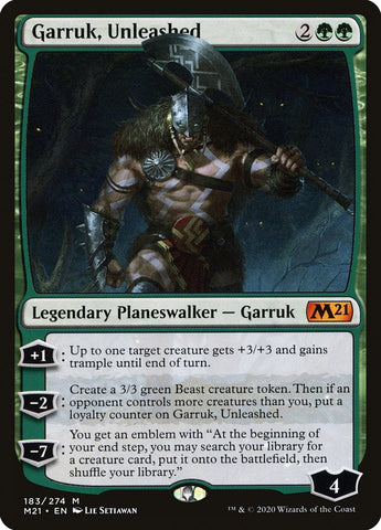 Garruk, Unleashed [Core Set 2021]