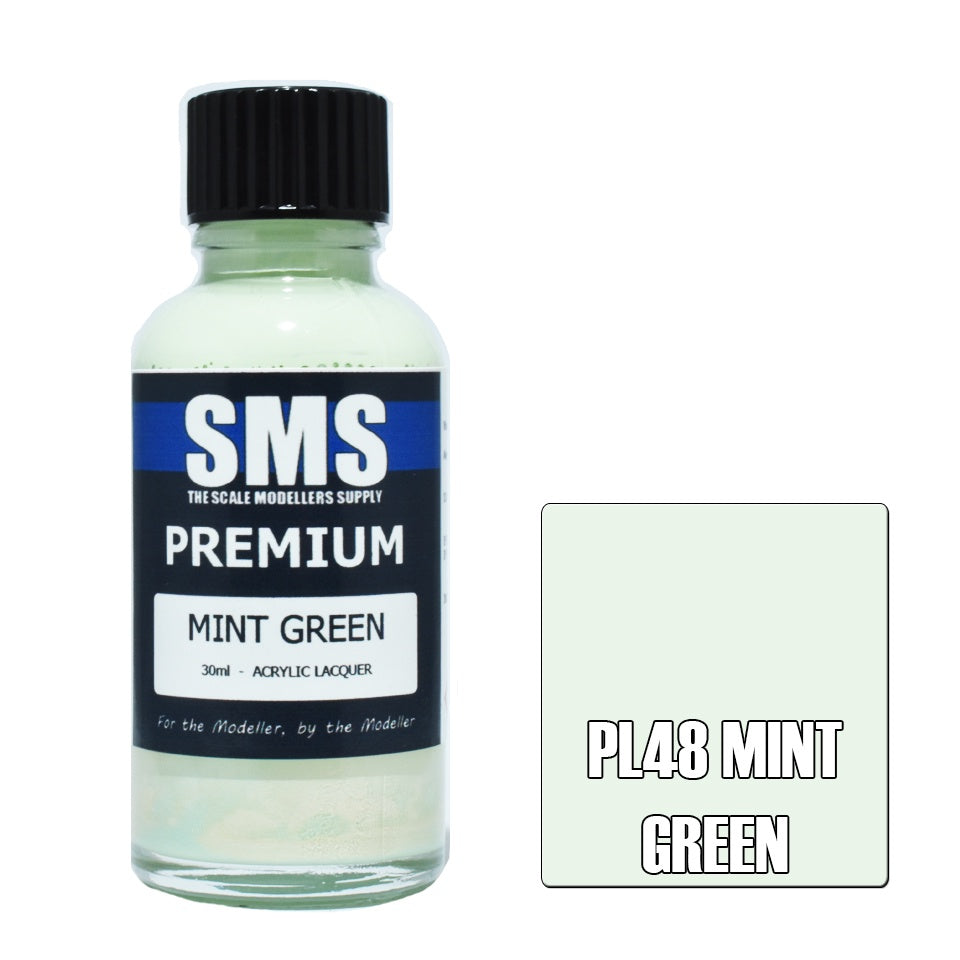 PL48 Premium Acrylic Lacquer MINT GREEN 30ml