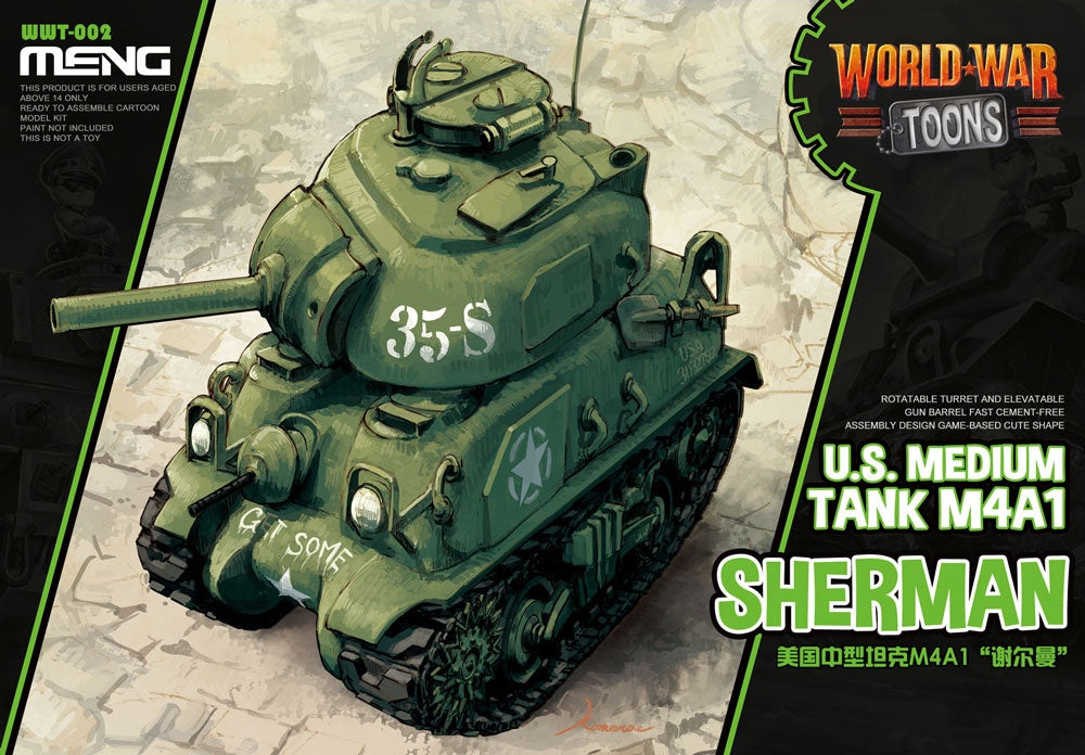 Meng SD World War Toons SHERMAN M4A1