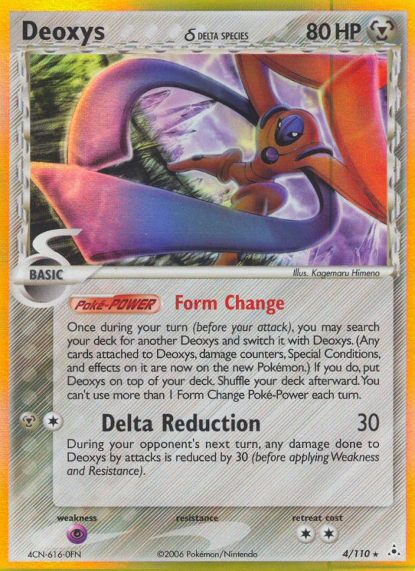 Deoxys (4/110) (Delta Species) [EX: Holon Phantoms]