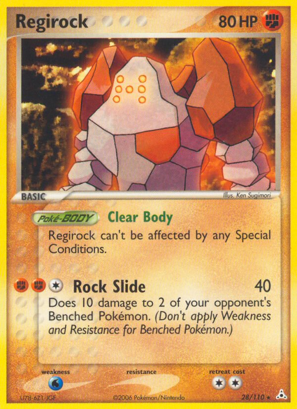 Regirock (28/110) [EX: Holon Phantoms]