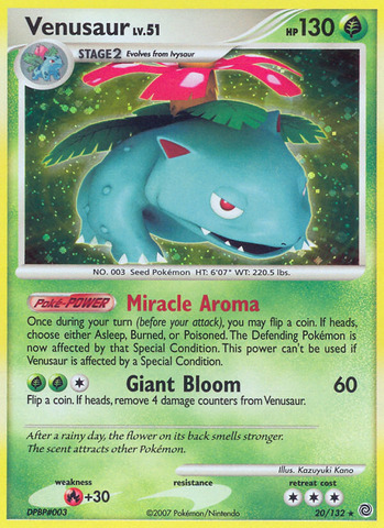 Venusaur (20/132) [Diamond & Pearl: Secret Wonders]