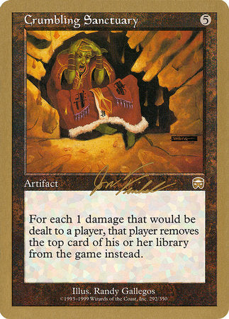 Crumbling Sanctuary - 2000 Jon Finkel (MMQ) [World Championship Decks 2000]