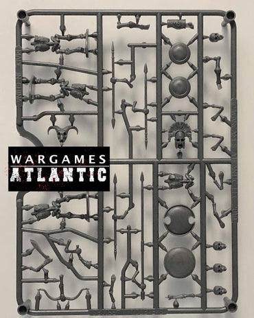 Skeleton Warriors - 32 hard plastic 28mm warriors - Wargames Atlanic