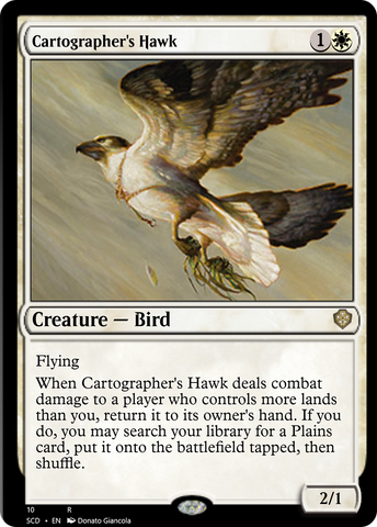 Cartographer's Hawk [Starter Commander Decks]