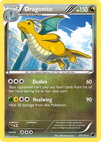 Dragonite (83/116) (Cosmos Holo) (Blister Exclusive) [Black & White: Plasma Freeze]