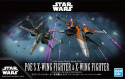 Bandai Star Wars 1/144 Poe's X-Wing Fighter & X-Wing Fighter