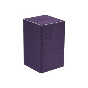 Ultimate Guard Flip n Tray Deck Case 80+ Standard Size XenoSkin Purple Deck Box