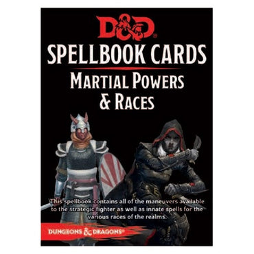 D&D Spellbook Cards Martial Deck (61 cards) Revised 2017 Edition 61