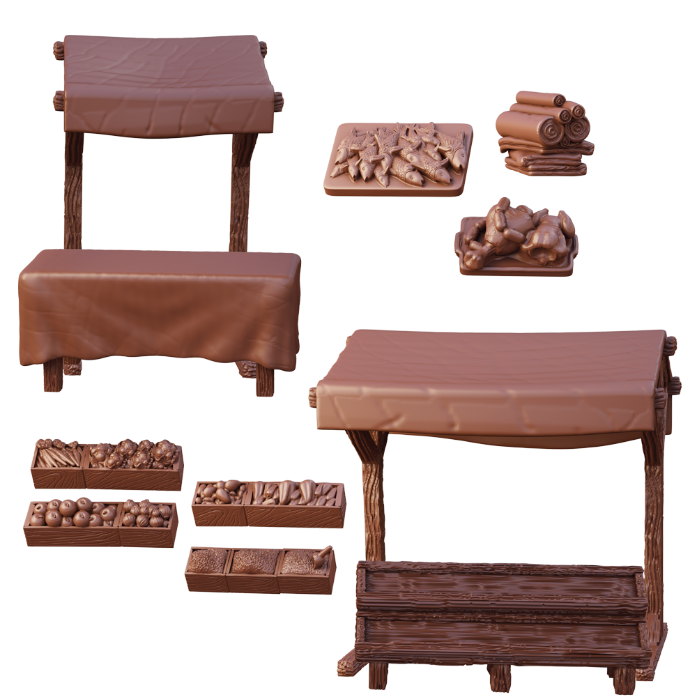TerrainCrate - Market Stalls