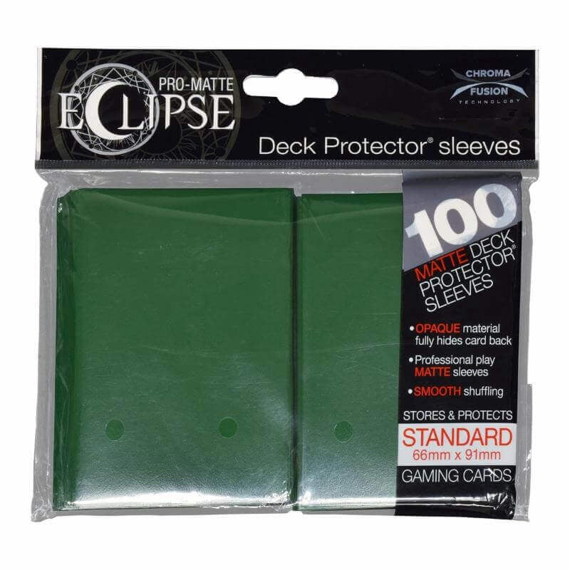 Deck Protectors Standard 100ct Pro-Matte Eclipse Dark Green