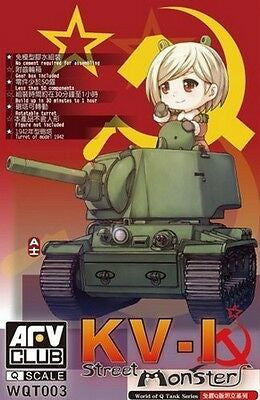 AFV Club WQT-003 WWII Soviet KV-I Tank (World of Q Tank Series)