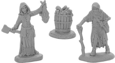 Reaper Bones Black Townsfolk: Fishwife & Crone