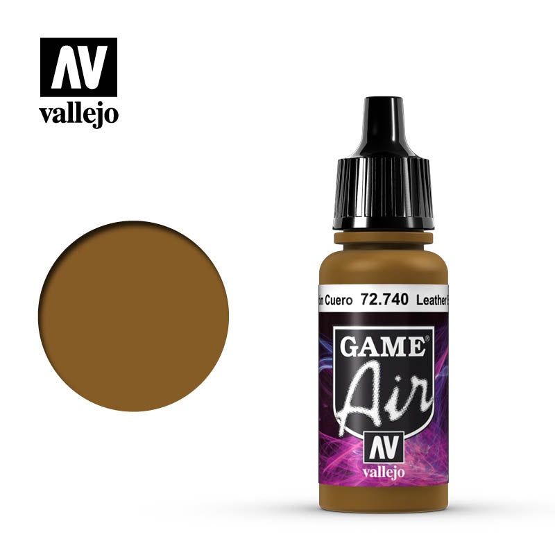 Vallejo Game Air Leather Brown 17 ml