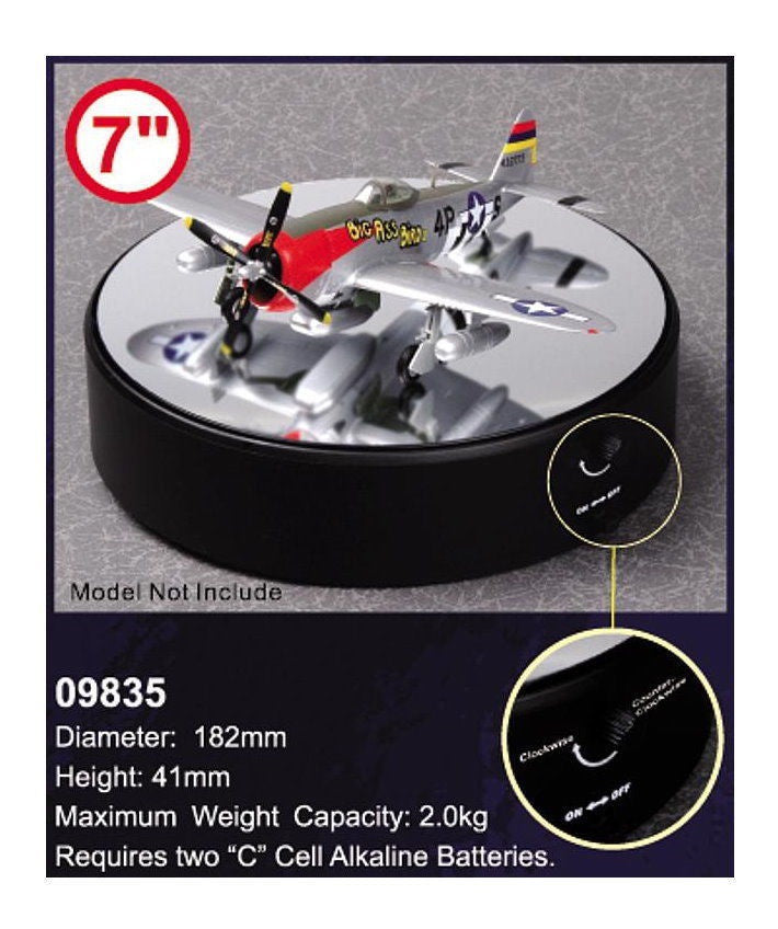 TRUMPETER 09835 MIRRORED TURNTABLE DISPLAY 182 X 41MM