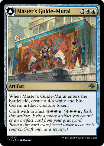 Master's Guide-Mural // Master's Manufactory [The Lost Caverns of Ixalan]