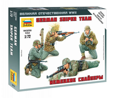 Zvezda 6217 1/72 German Sniper Team Plastic Model Kit