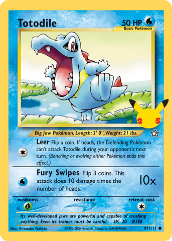 Totodile (81/111) [First Partner Pack]