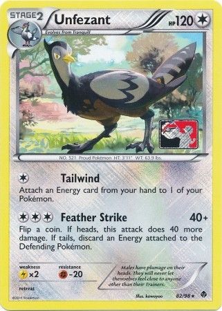 Unfezant (82/98) (League Promo) [Black & White: Emerging Powers]