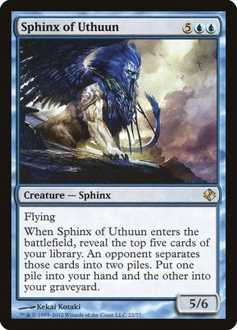Sphinx of Uthuun [Duel Decks: Venser vs. Koth]
