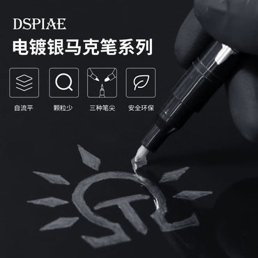 Dspiae Chrome Silver Marker Super Fine MKC-02