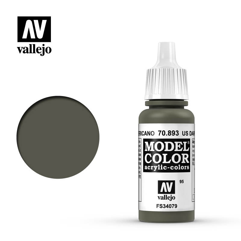 Vallejo Model Colour 70893 Us Dark Green 17 ml (95)