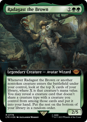 Radagast the Brown (Extended Art) (Surge Foil) [The Lord of the Rings: Tales of Middle-Earth]