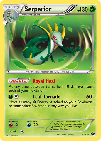 Serperior (BW20) [Black & White: Black Star Promos]