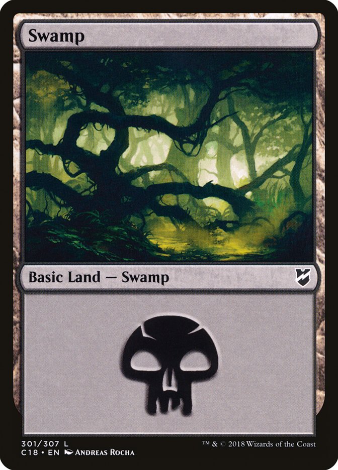 Swamp (301) [Commander 2018]