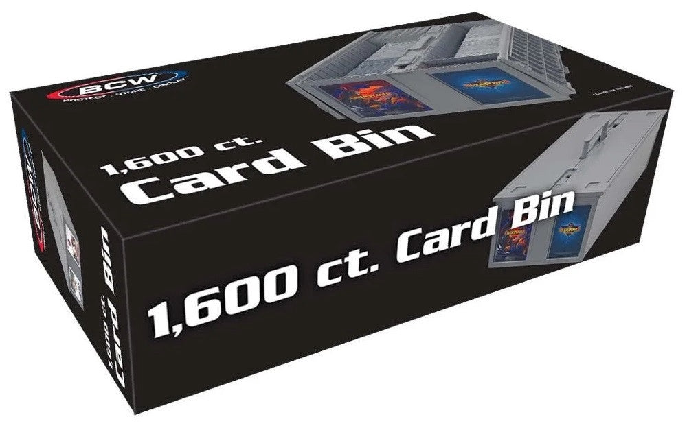 BCW Collectible Card Bin 1600 Gray