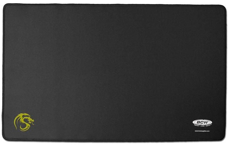 BCW Playmat with Stitched Edging Black