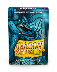 Sleeves - Dragon Shield Japanese- Box 60 - Petrol MATTE