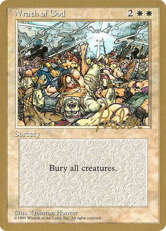 Wrath of God - 1996 Shawn "Hammer" Regnier (4ED) [Pro Tour Collector Set]