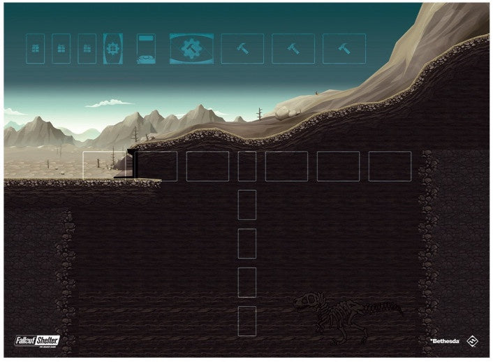 Fallout Shelter the Board Game Game Mat